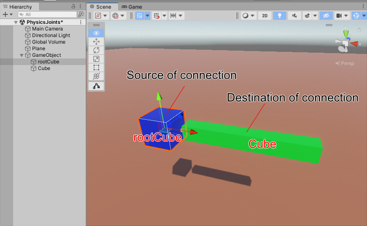 Connecting Joint from RigidBody.