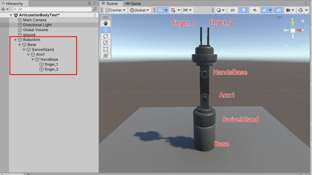 Articulation structure.