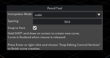 CurvePencilSettings