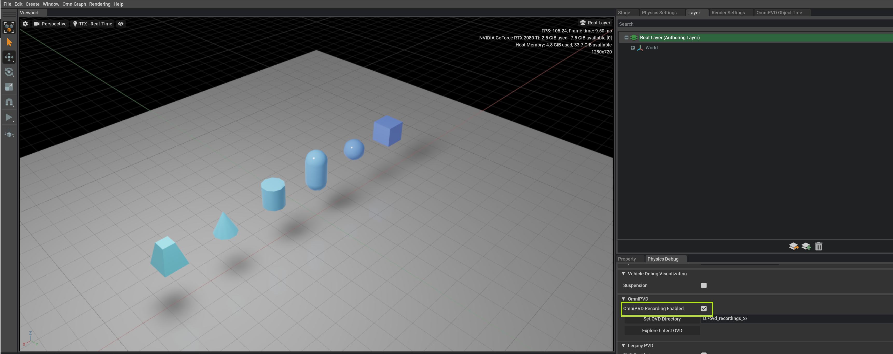 OmniPVD Physics Baking OVD Recording