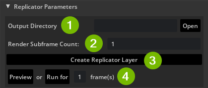 Replicator Parameters