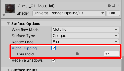 Alpha Clipping - Threshold.