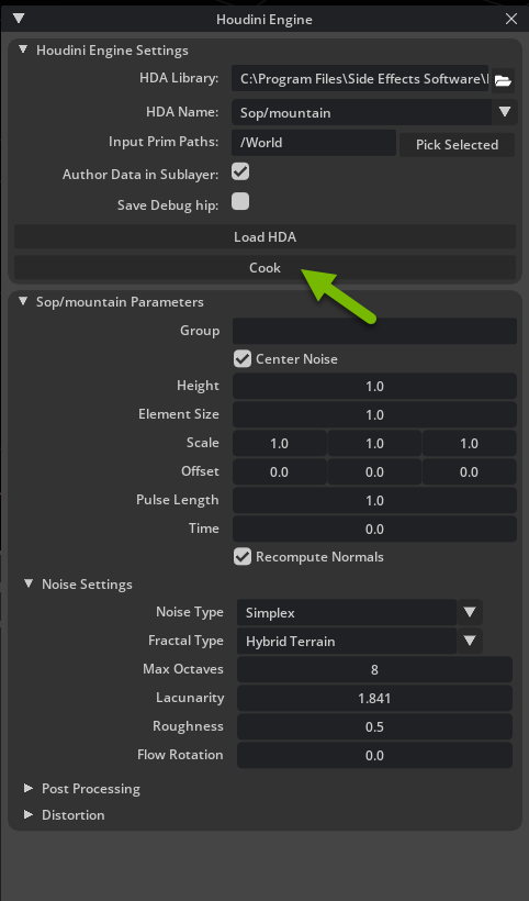 HDA Parameters