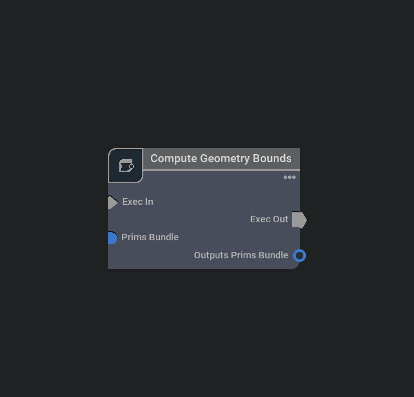 Compute Geometry Bounds Node