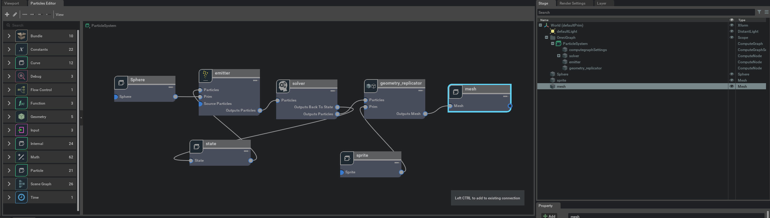 ParticleTut5ConnectEmitter01