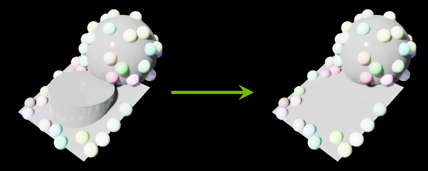 Scatter 2D with collision