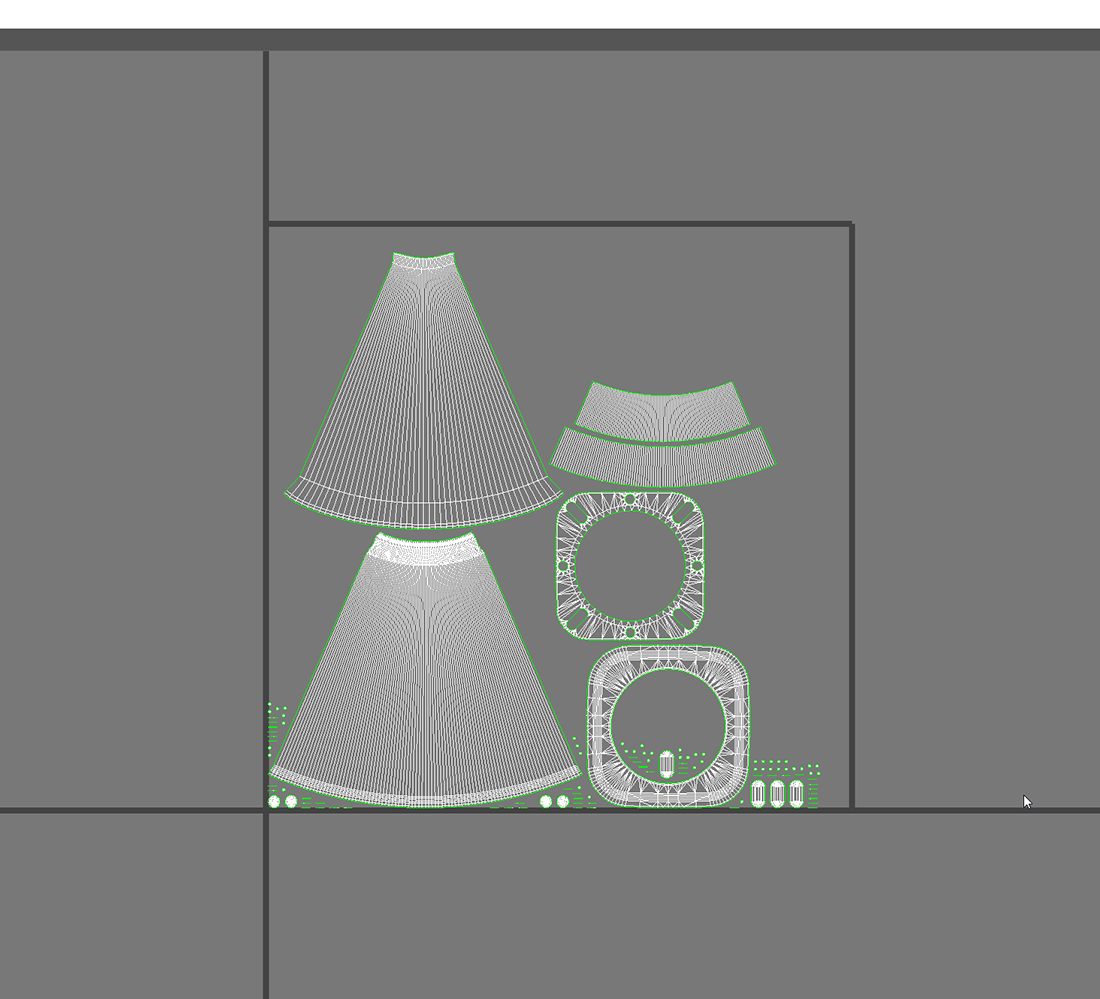 Traffic Cone Asset UVs